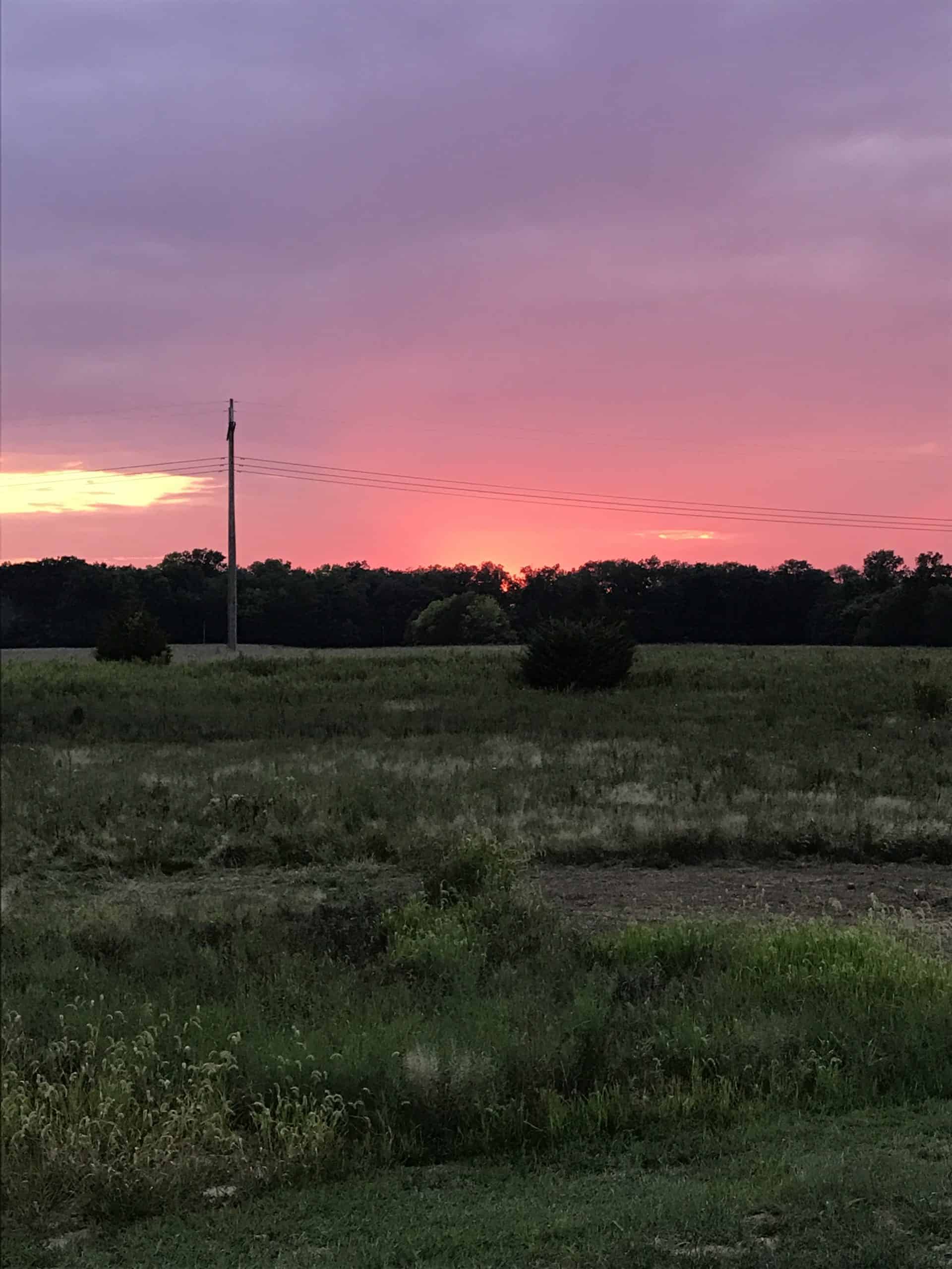 Another gorgeous sunset view at my favorite homestead!