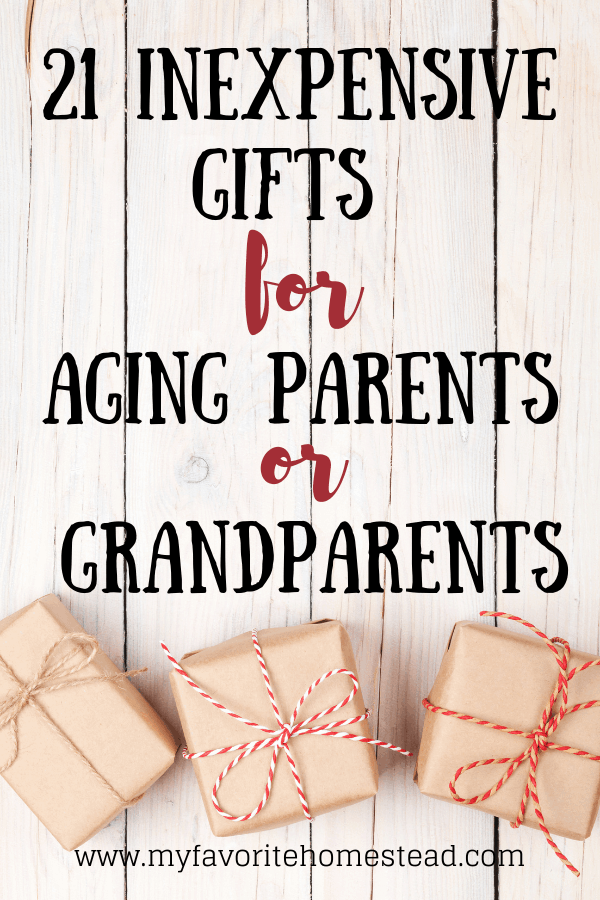 Inexpensive Gifts for Senior Citizens