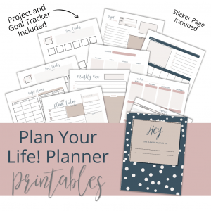 Plan Your Life! Free Planner DDF-1 - My Favorite Homestead