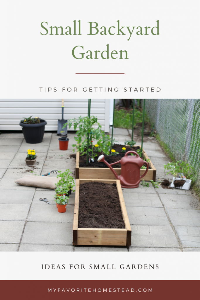 Ready to create a small garden, without having a large plot of land? In this article, we explain how to plant a small baackyard garden and tiny garden tips, perfect for beginnner gardeners. Tap to read more from myfavoritehomestead.com