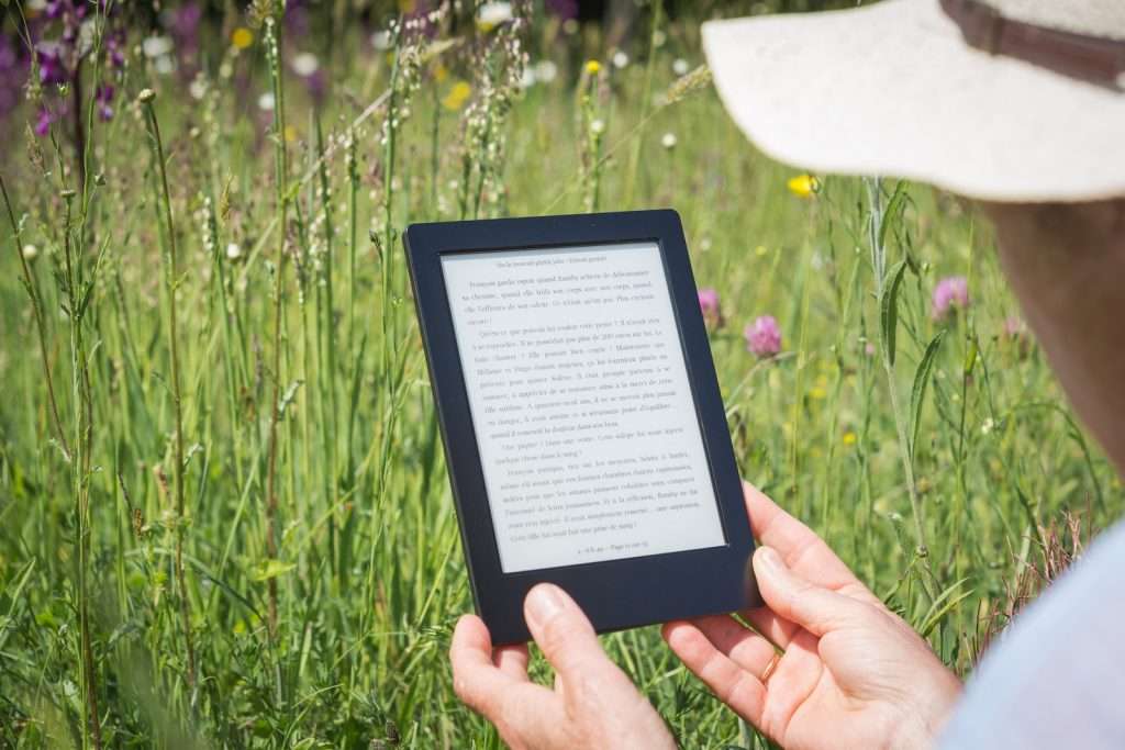 man reading on e-reader best gifts for dad